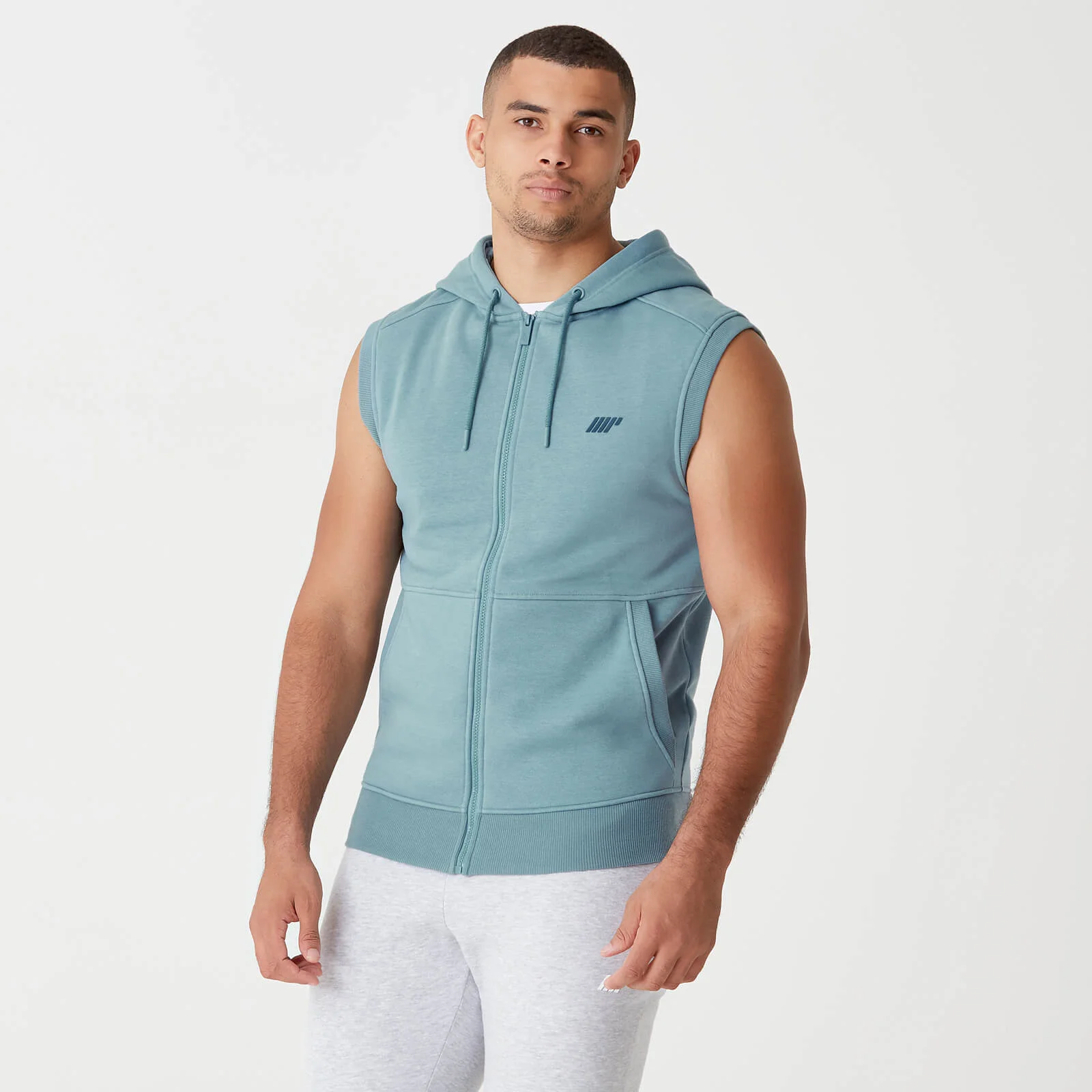 MP Tru-Fit Sleeveless Hoodie 2.0 - Airforce Blue - XS Изображение 1