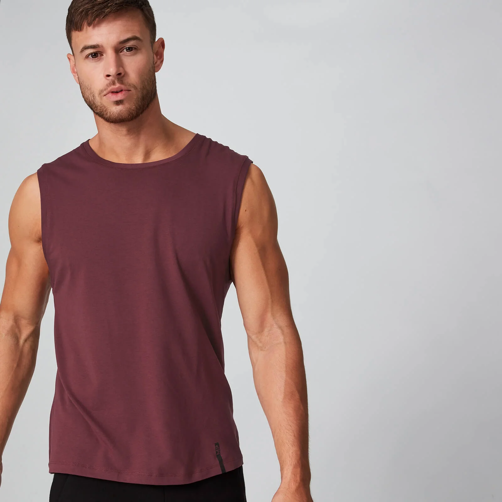Myprotein Luxe Classic Sleeveless T-Shirt - Oxblood - XS Изображение 1