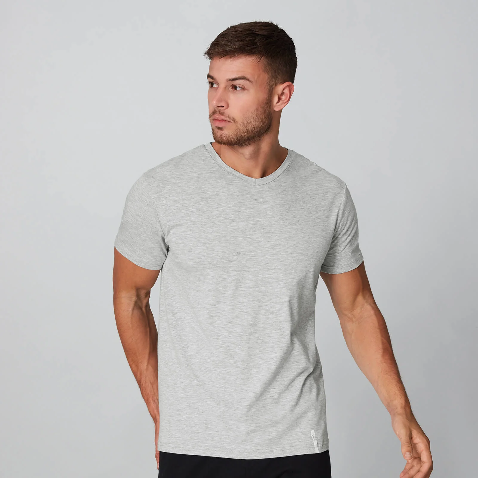 MP Luxe Classic V-Neck - Silver - XS Изображение 1
