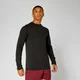 MP Aero-Knitted Long Sleeve T-Shirt - Black Marl
