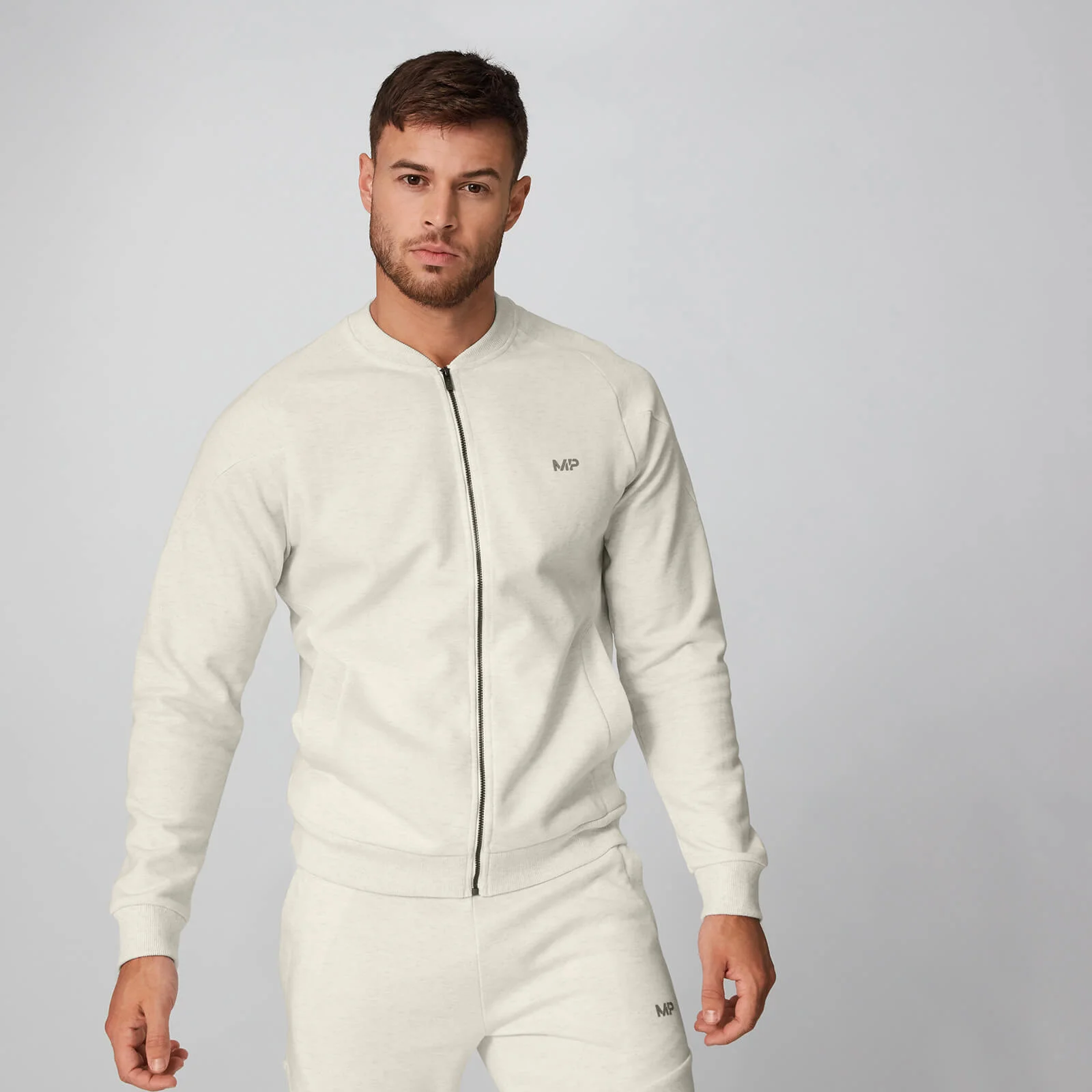 MP Men's City Bomber - Chalk Marl - XS Изображение 1