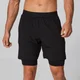 Power Double-Layered Shorts - Black