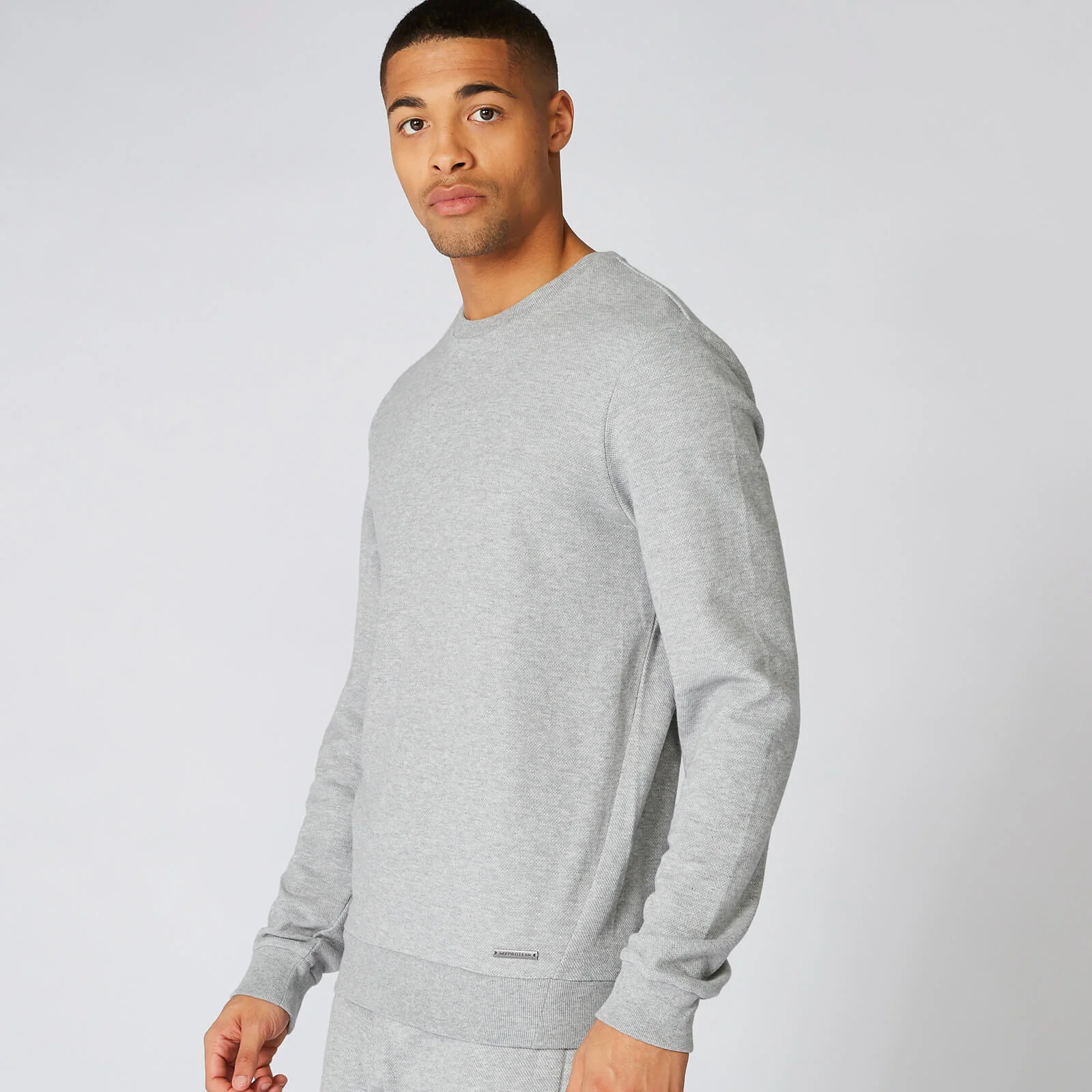 MP Men's Evo Crew Neck - Silver Marl - XS - Silver Marl Изображение 1