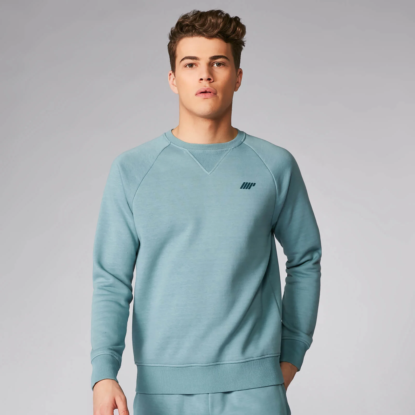 MP Tru-Fit Crew Sweatshirt 2.0 - Airforce Blue - XS Изображение 1