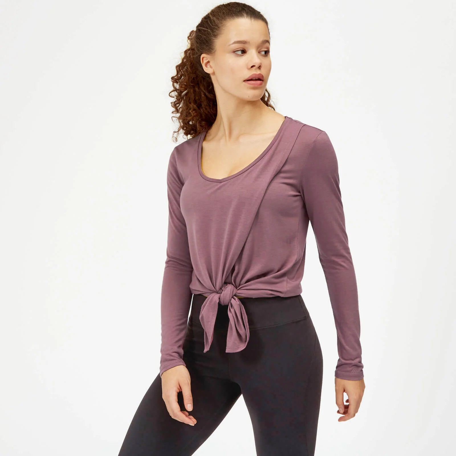Myprotein Twist Long Sleeve T-Shirt - Mauve - XS Изображение 1