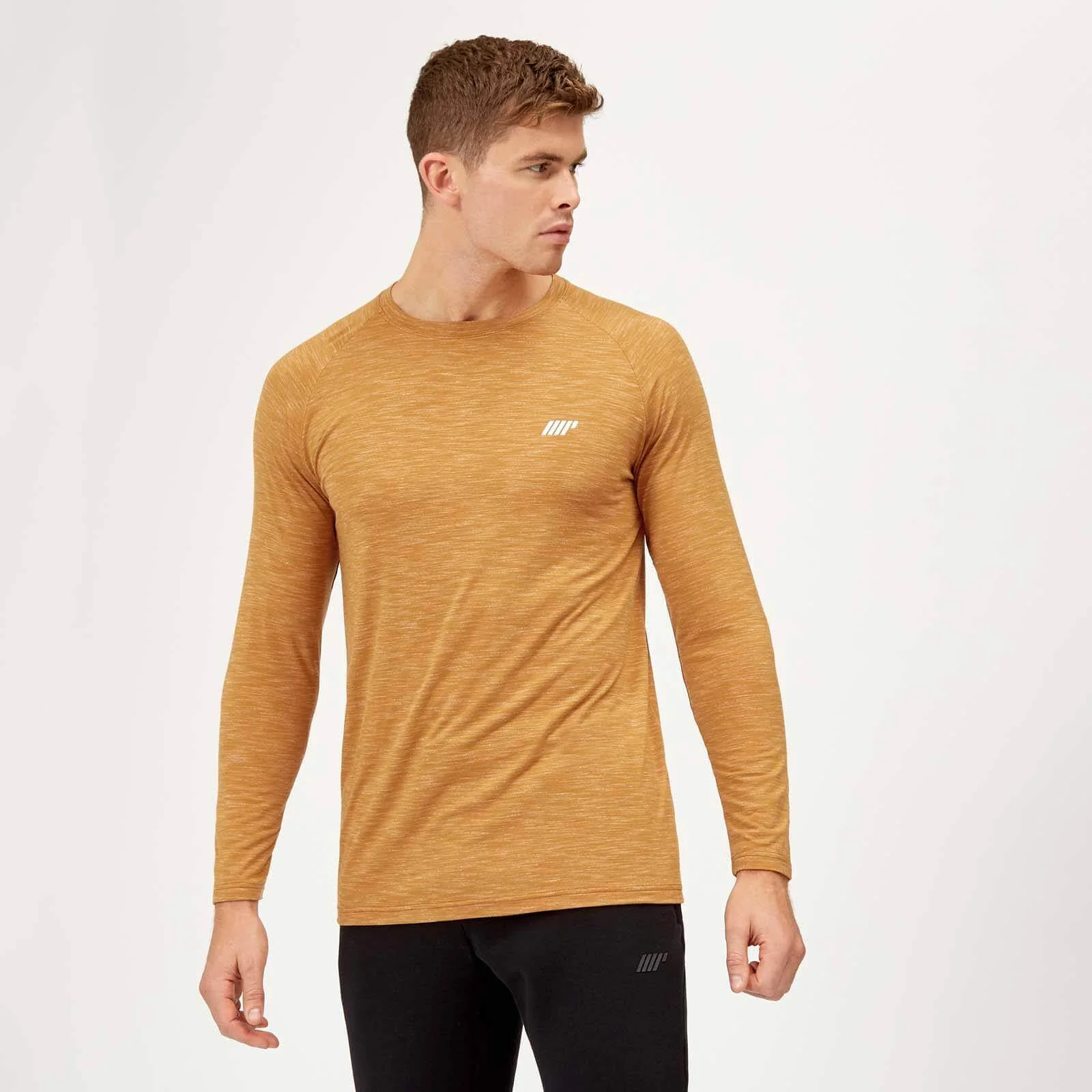 Myprotein Performance Long Sleeve T-Shirt - Amber Marl - XS Изображение 1