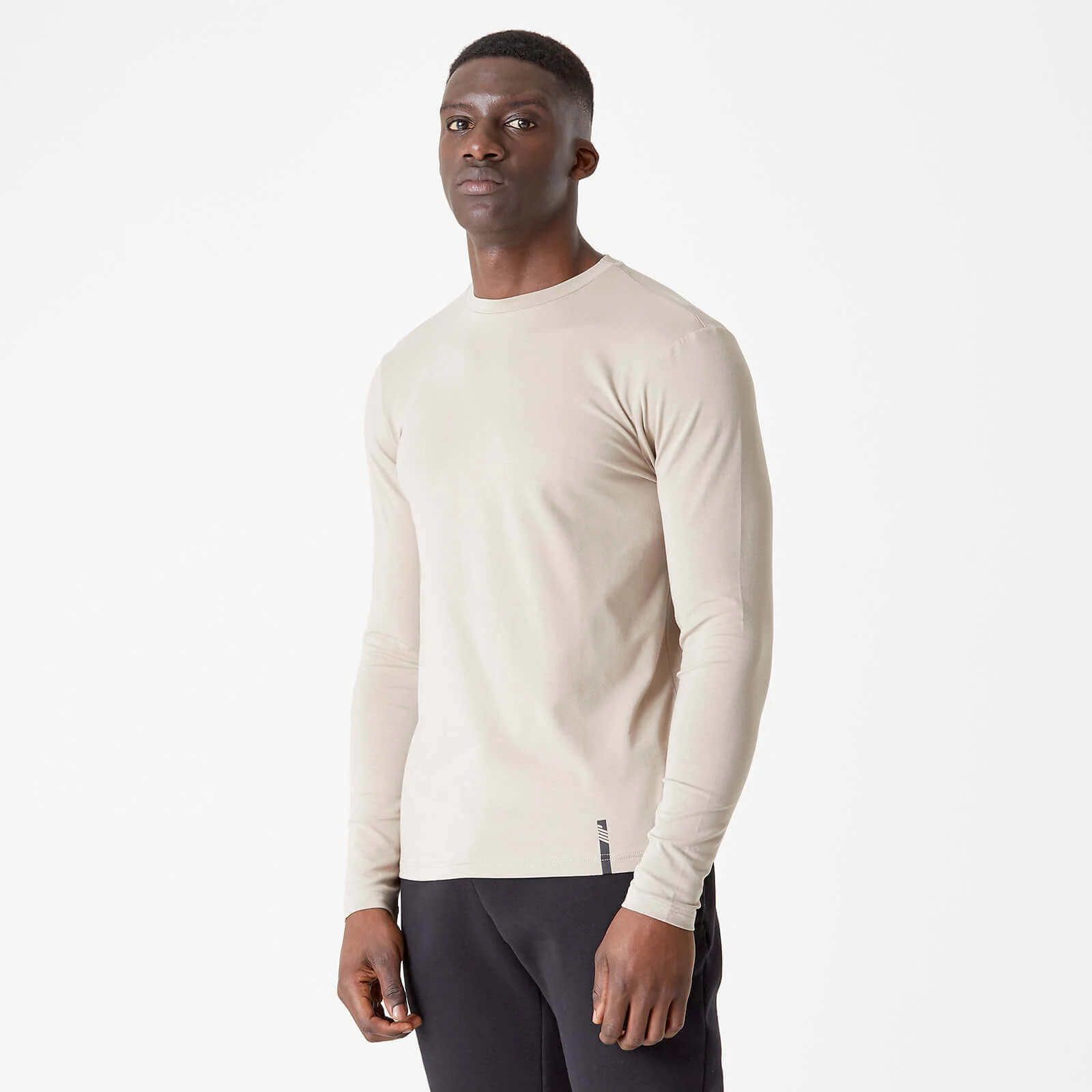 Myprotein Luxe Classic Long Sleeve Crew - Taupe - XS Изображение 1