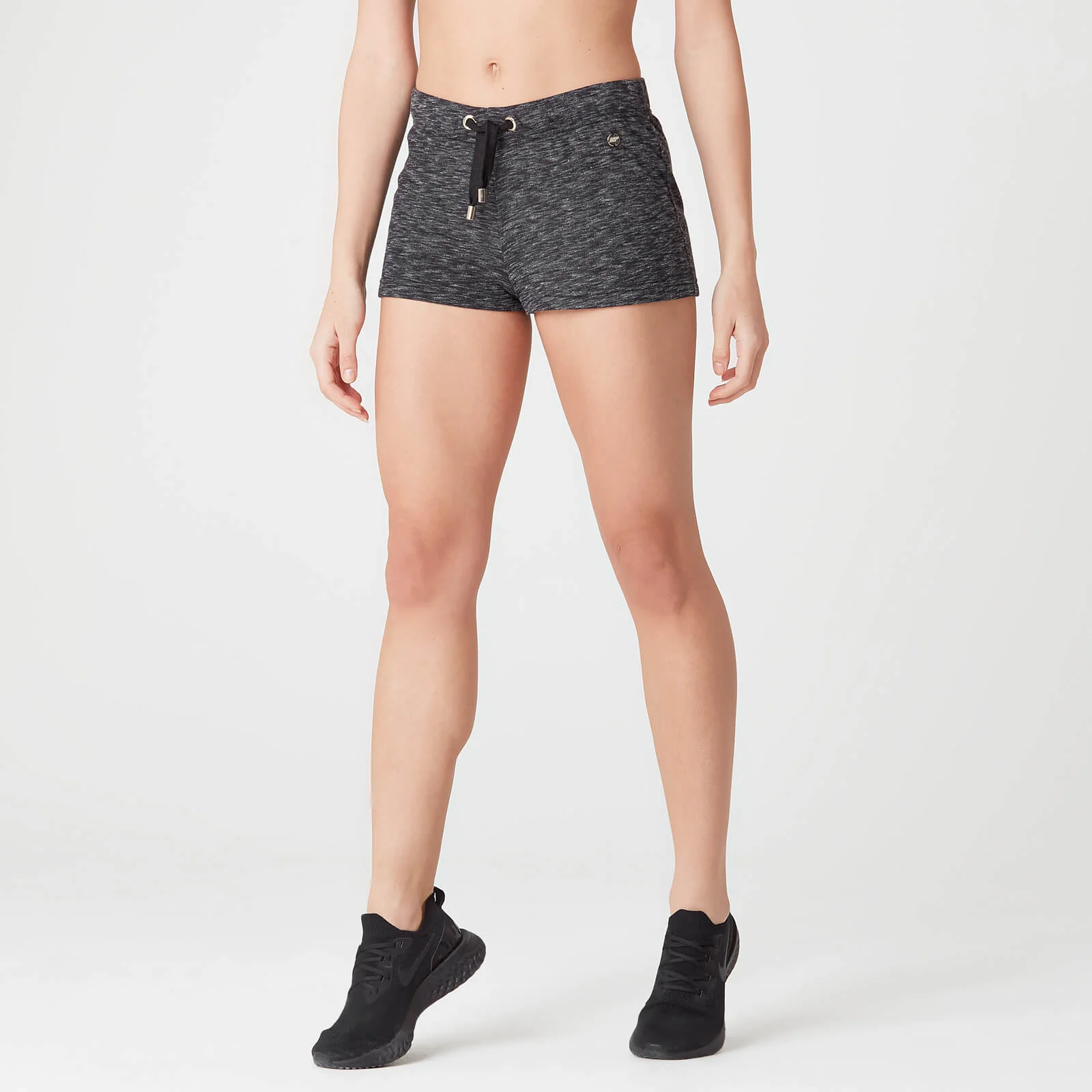 MP Luxe Lounge Shorts - Black Heather - XS Изображение 1
