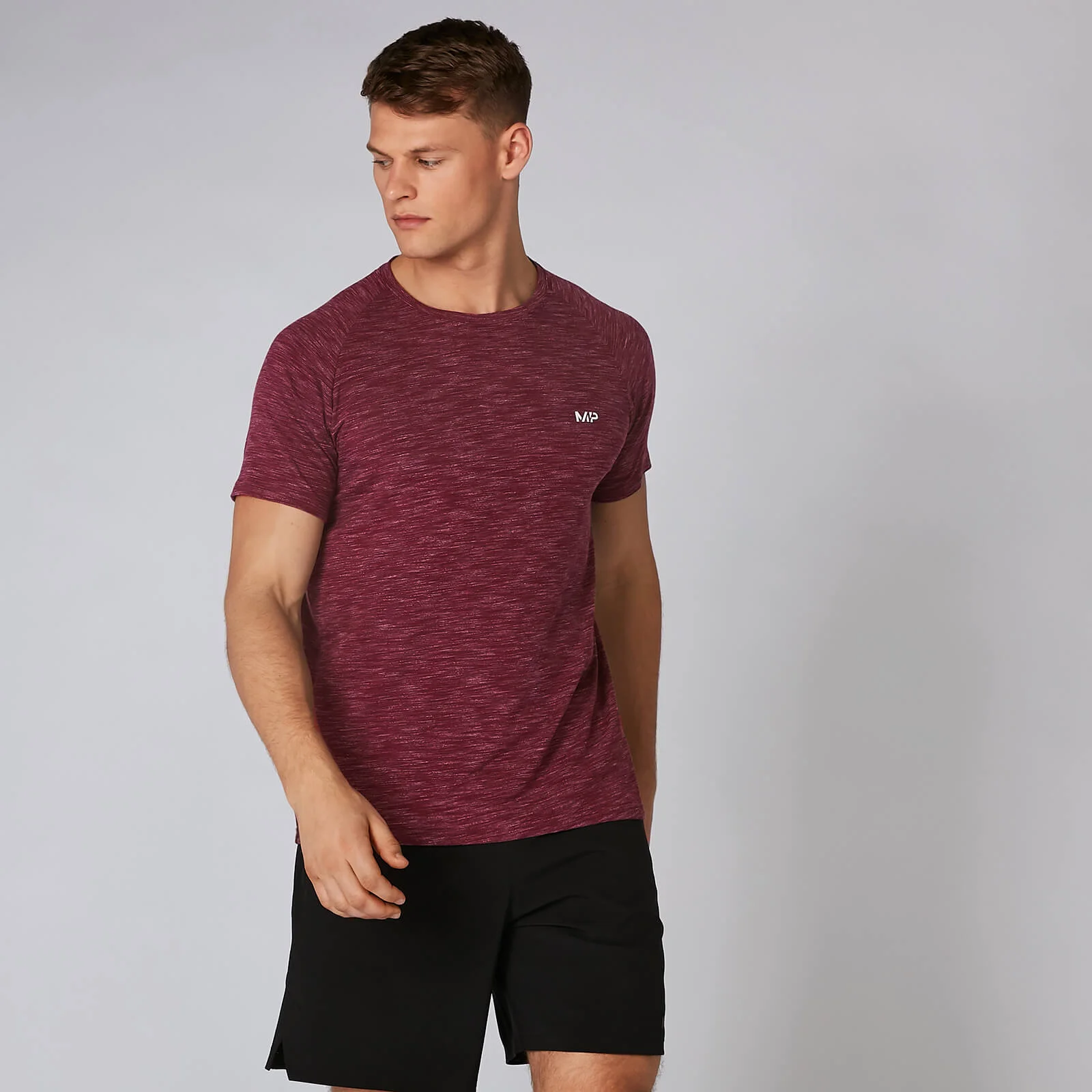 MP Men's Performance T-Shirt - Burgundy Marl - XS Изображение 1