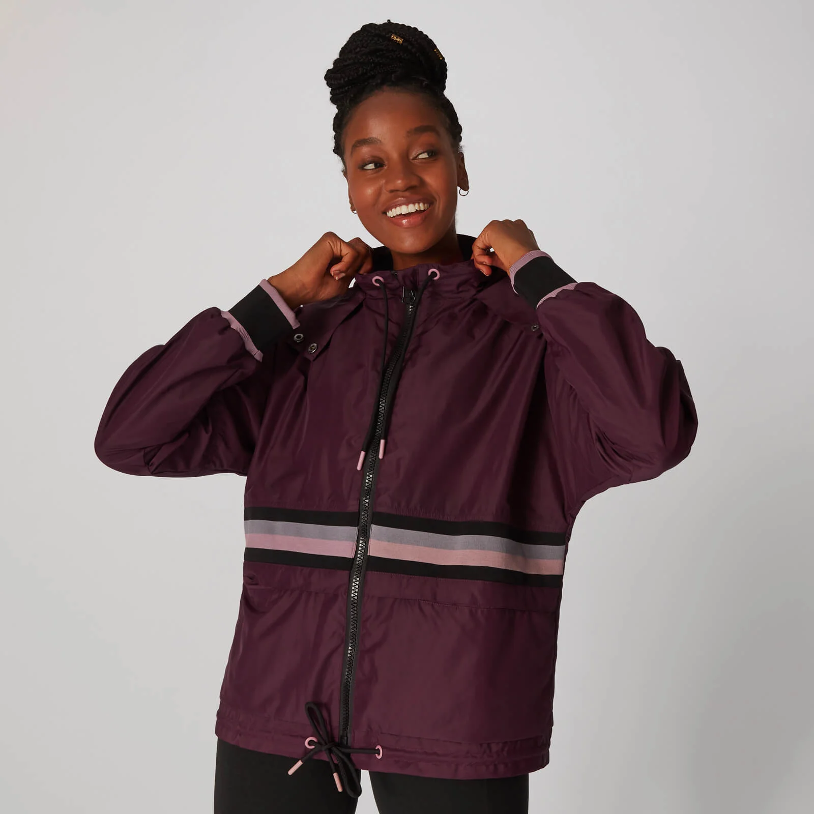 Racer Windbreaker Jacket - Red - XS Изображение 1