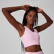 Power Longline Sports Bra - Pink
