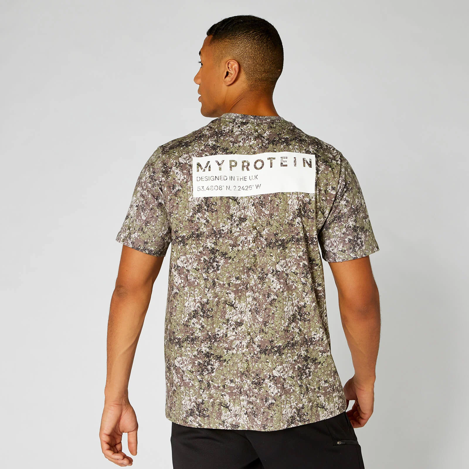 MP Men's Coordinates Oversized T-Shirt — Camo - XS Изображение 1