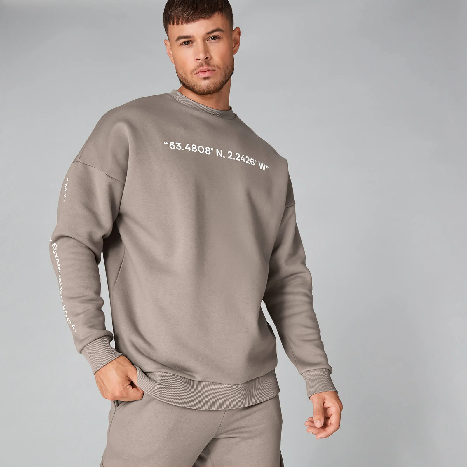 Coordinates Sweatshirt - Grey - XS Изображение 1