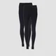 Power Mesh Leggings (2 Pack) - Black/Black