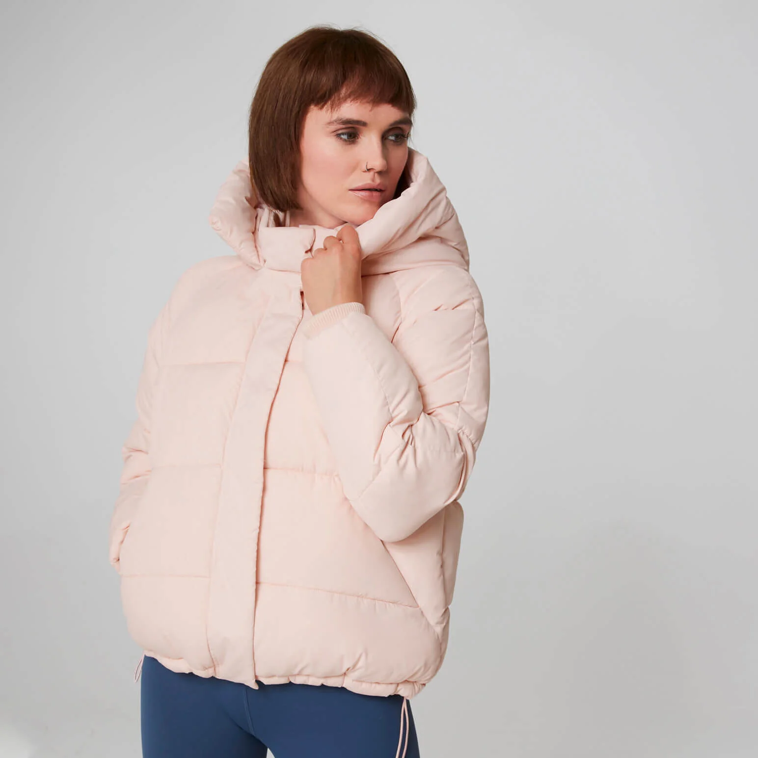 Cropped Puffer - Pink - XS Изображение 1
