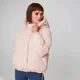Cropped Puffer - Pink