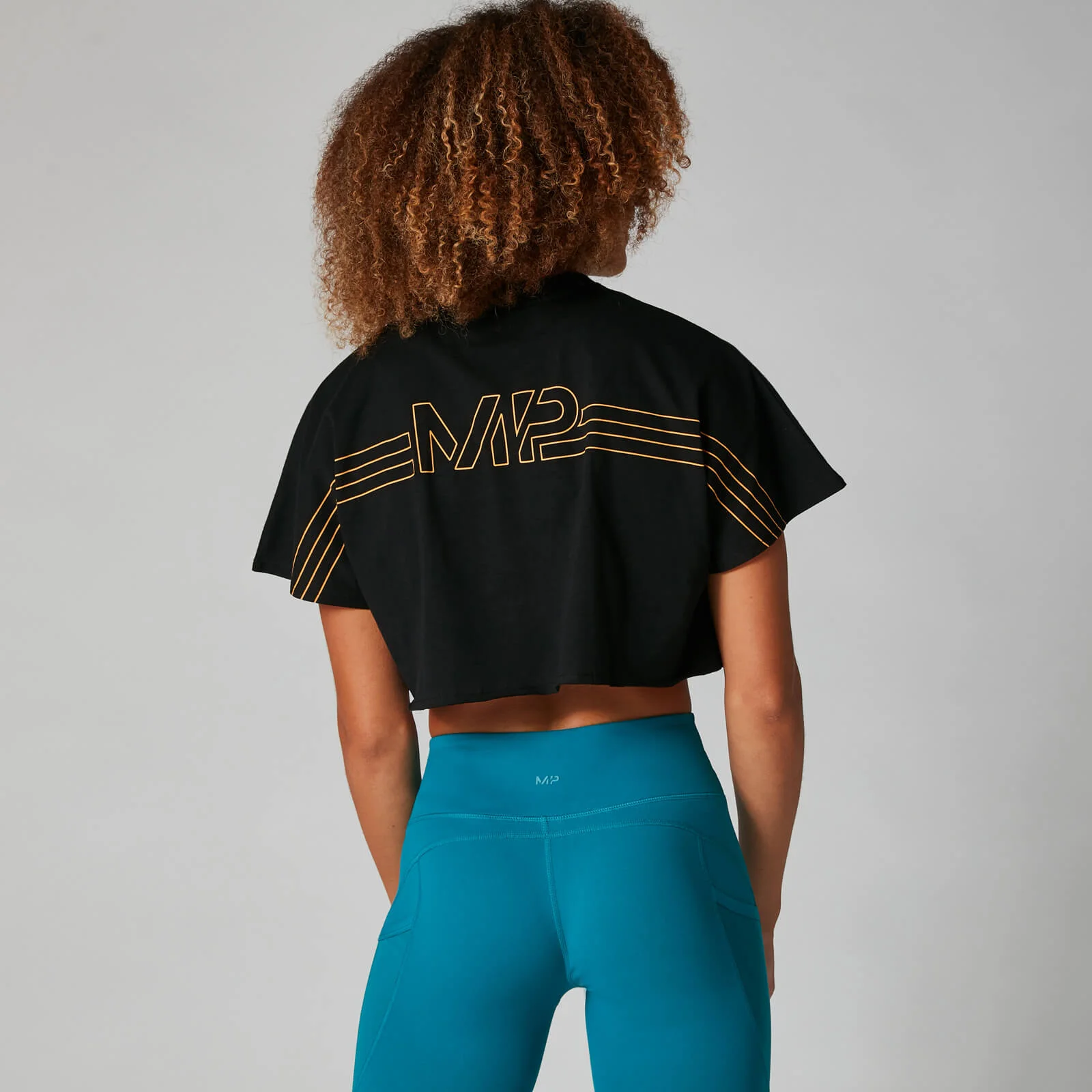 Logo Crop Top - Black - XS Изображение 1