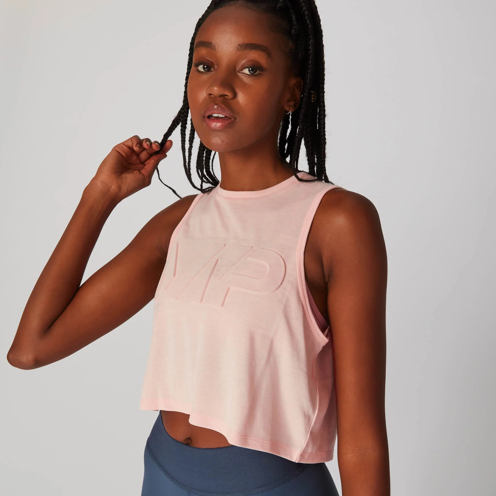 MP Embossed Reach Vest - Pearl Blush - XS Изображение 1