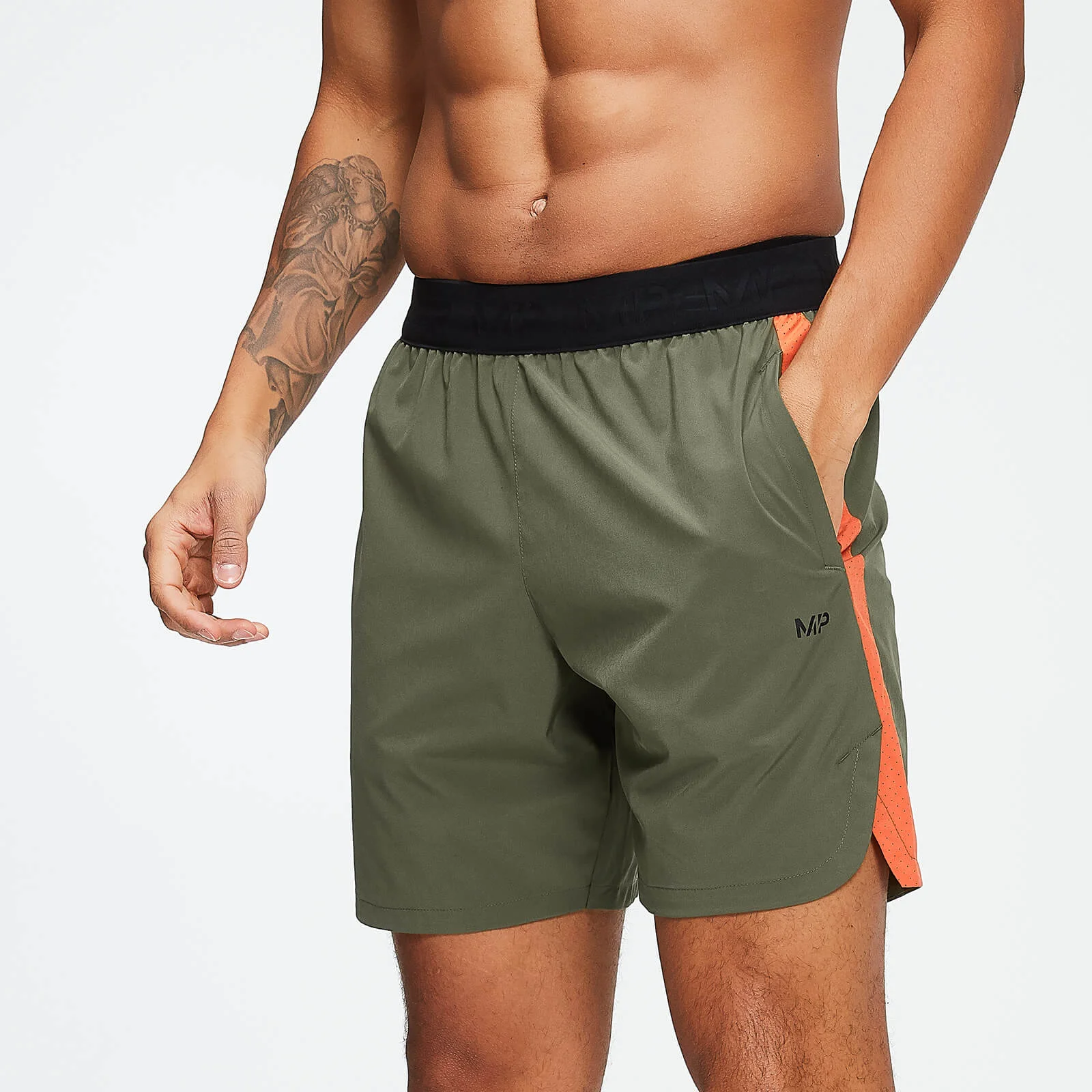 MP Men's Training Shorts - Army Green - XS Изображение 1