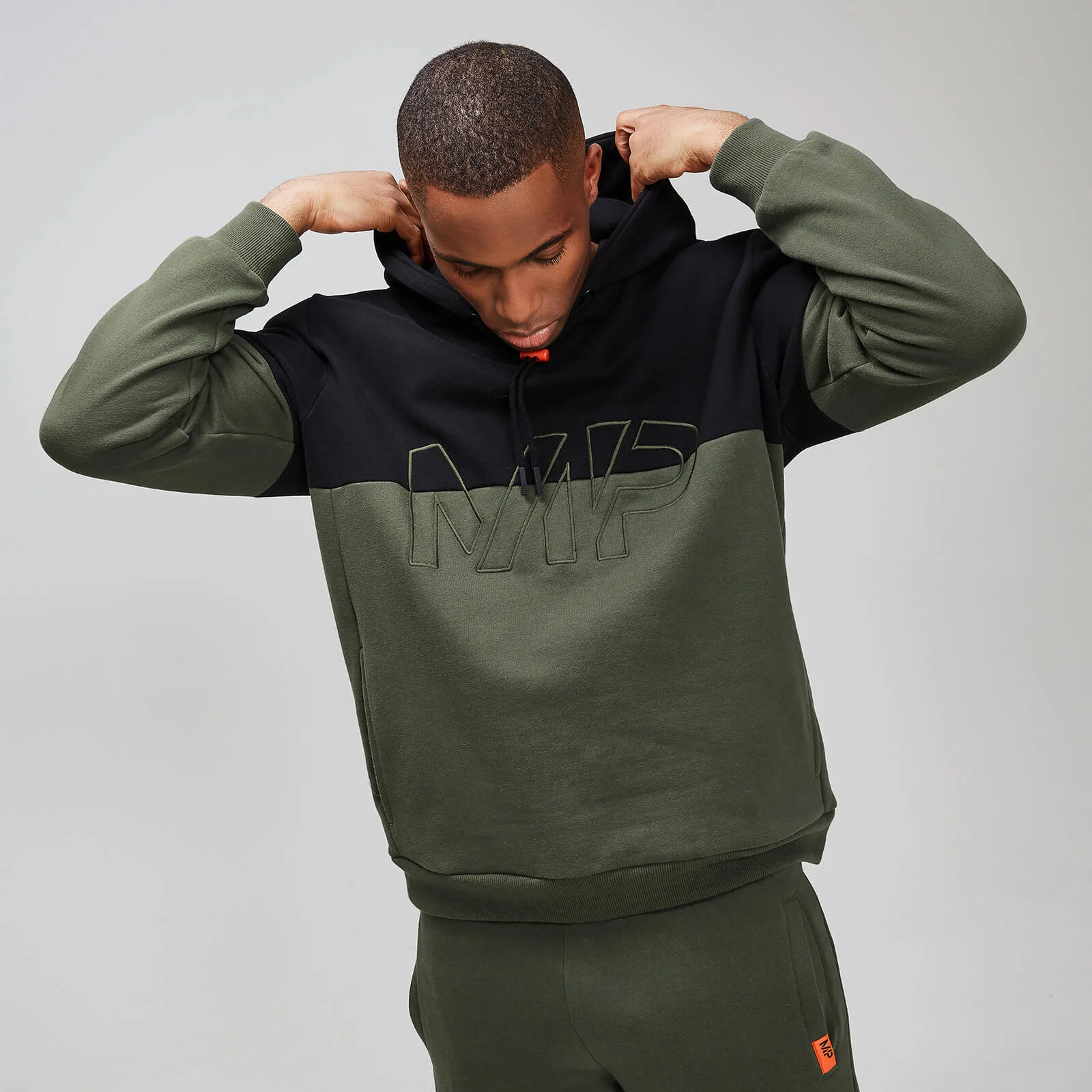 MP Rest Day Men's Split Overhead Hoodie - Army Green - XS Изображение 1