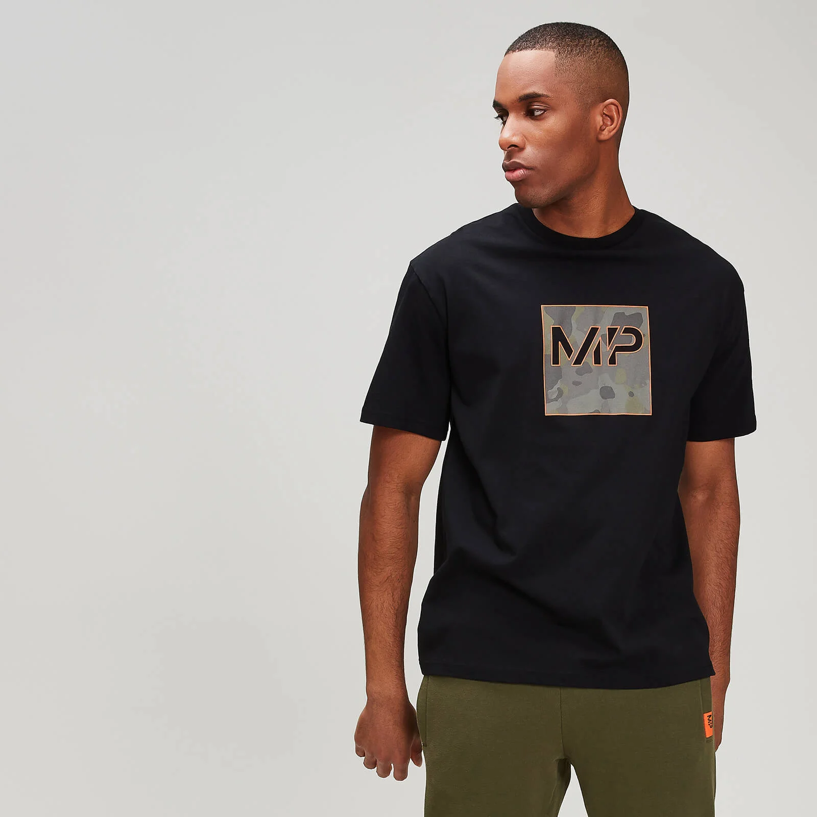 MP Men's Rest Day Camo Square T-Shirt - Black - XS Изображение 1