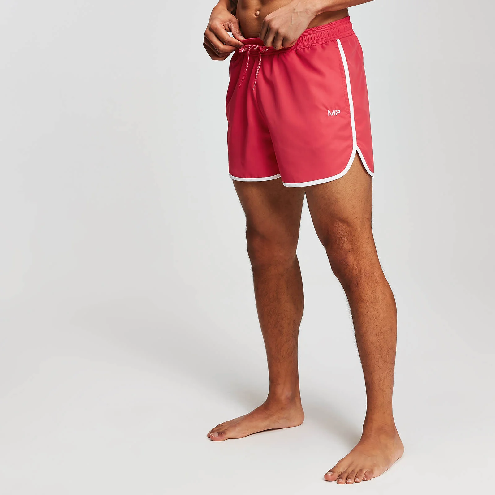 MP Men's Contrast Binding Swim Shorts - Brake Light - XS Изображение 1
