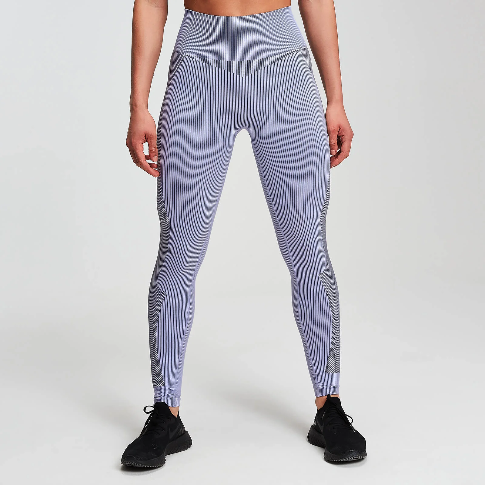 MP Women's Contrast Seamless Leggings - Wisteria - XS Изображение 1