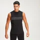 MP Men's Rest Day Slogan Drop Armhole Tank - Black