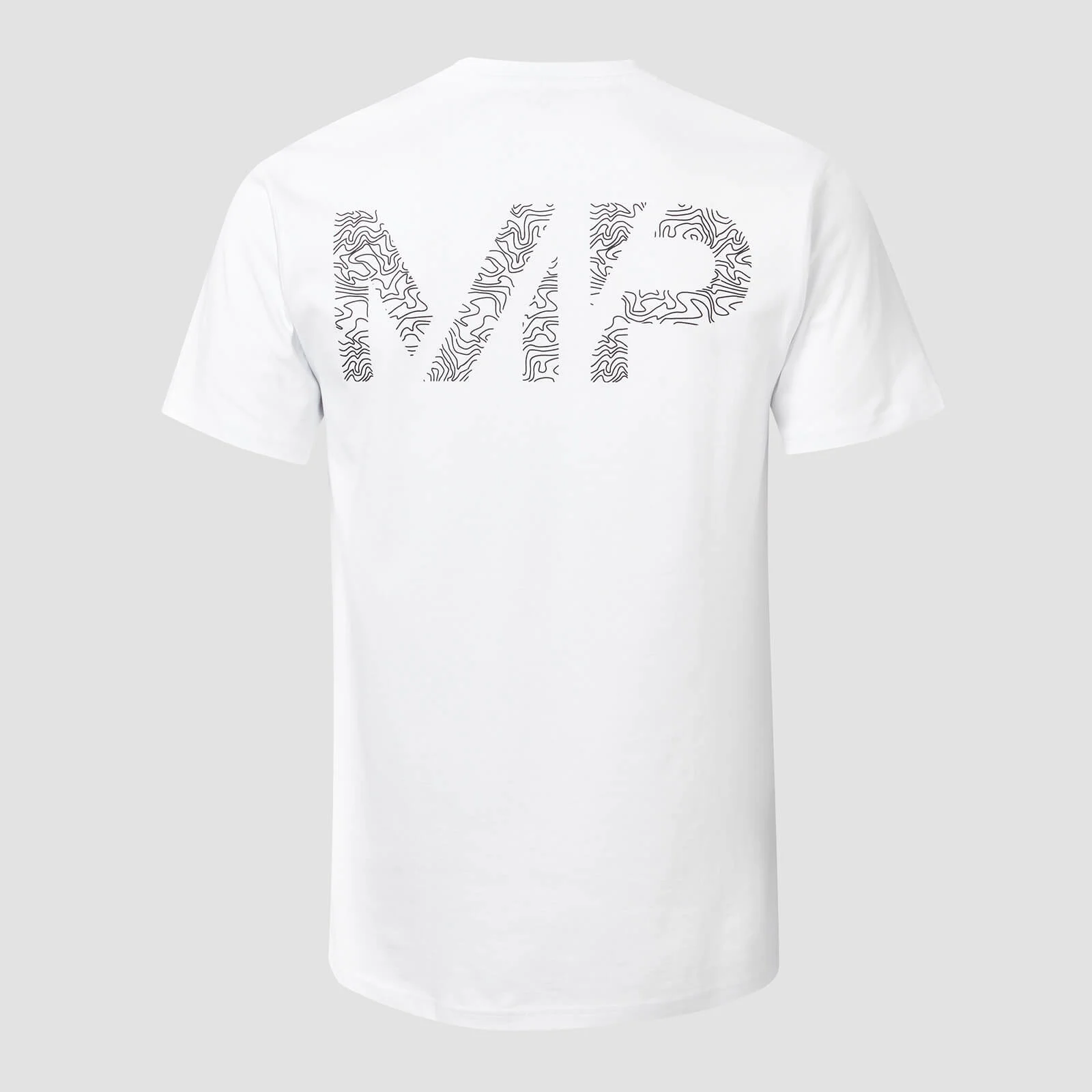 MP Men's Topograph T-Shirt - White - XS Изображение 1