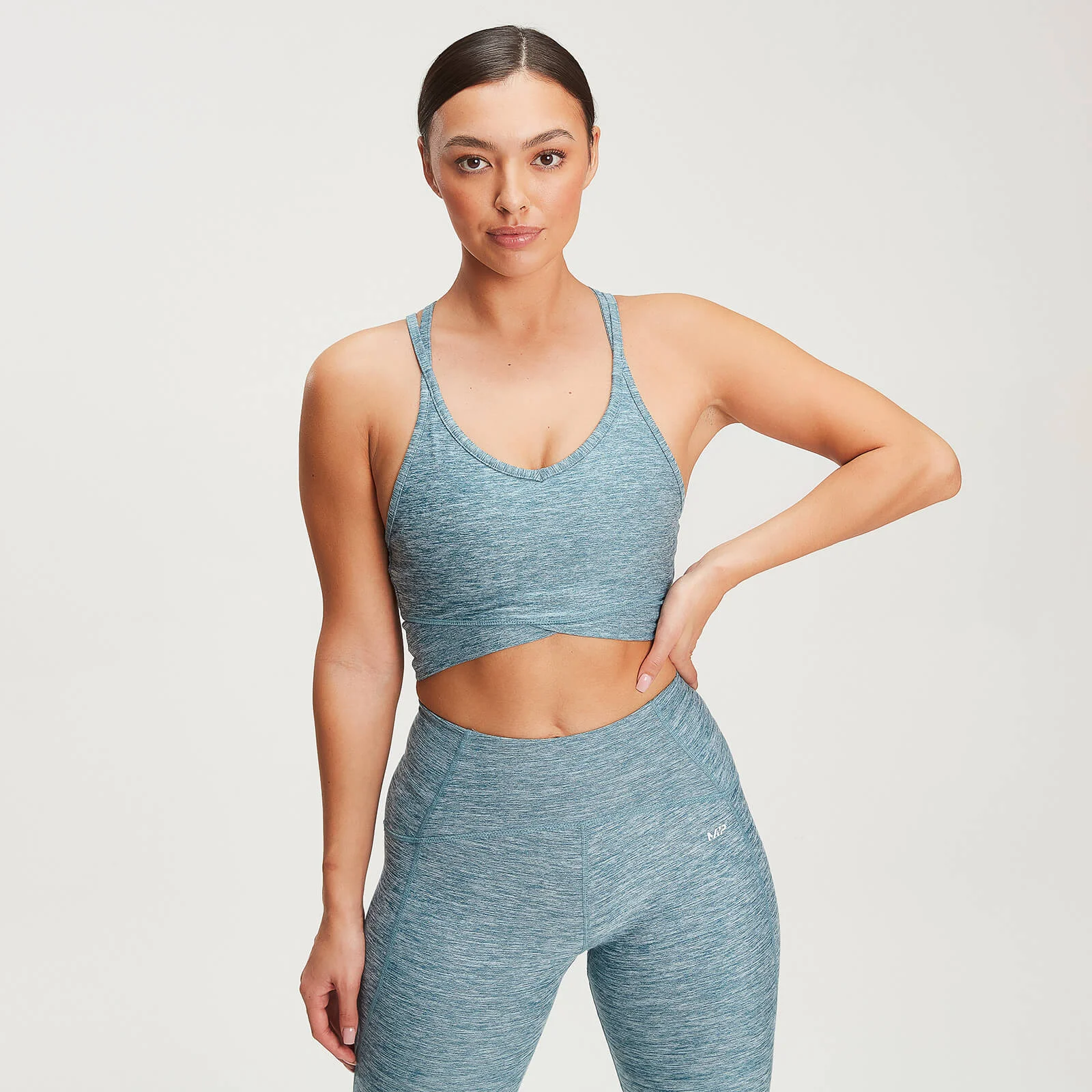 Дамски Спортен сутиен Спокойствие - езерно синьо - XS Изображение 1