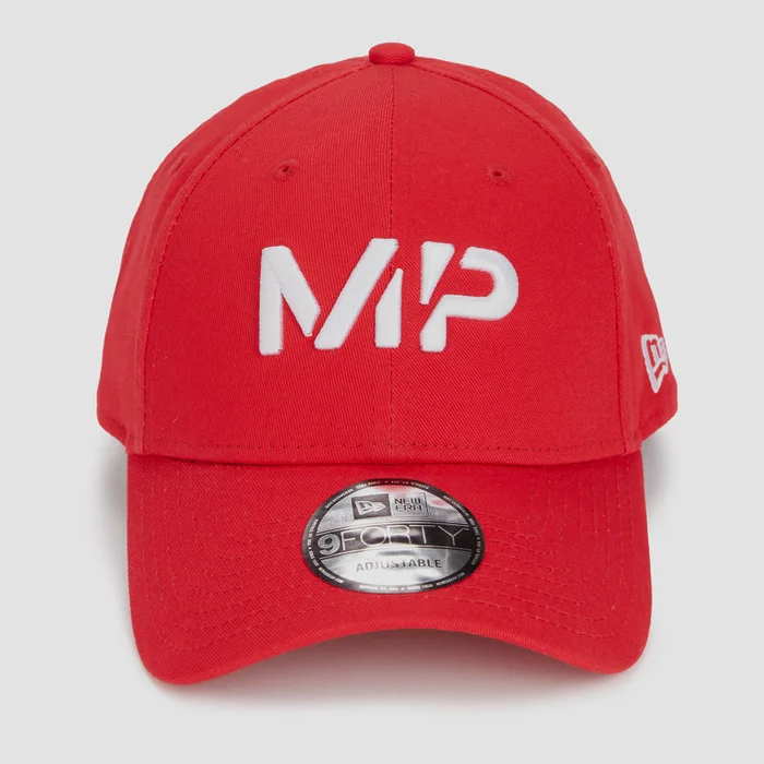 Бейзболна шапка NEW ERA 9FORTY на MP - яркочервено/бяло
