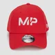 Бейзболна шапка NEW ERA 9FORTY на MP - яркочервено/бяло