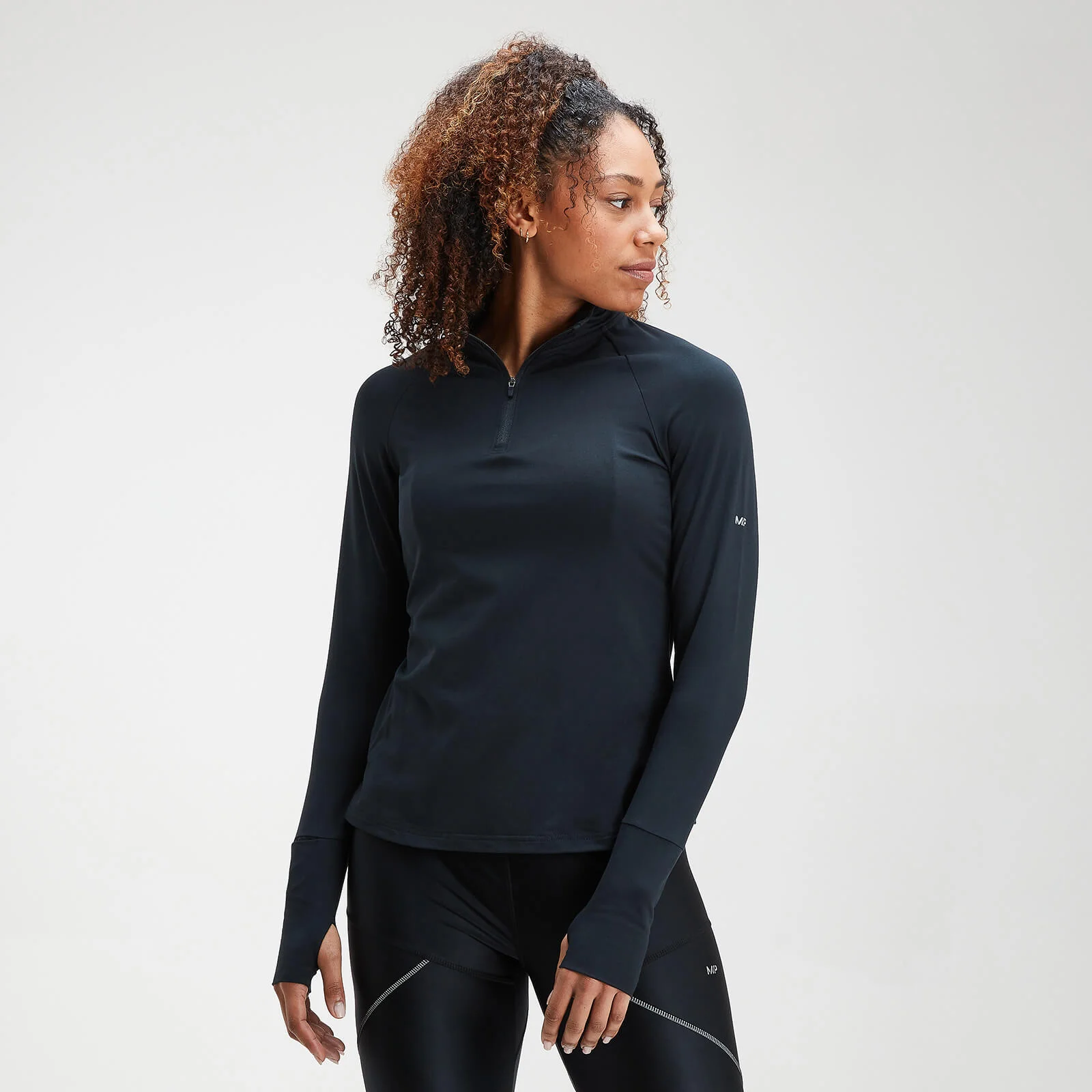 MP Women's Velocity 1/4 Zip Top- Black - XXS Изображение 1