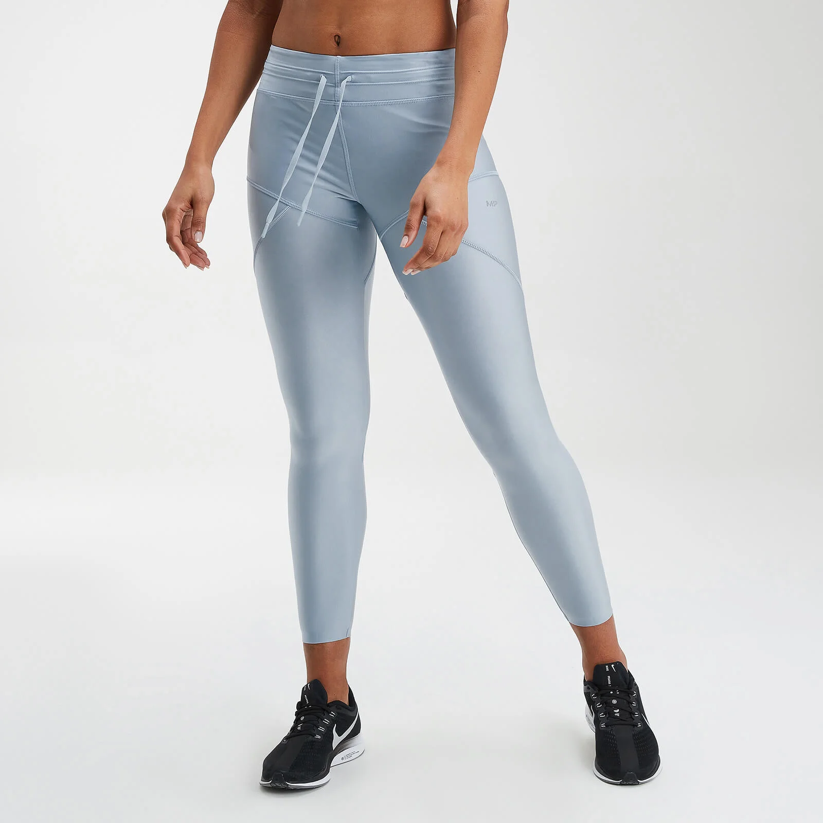 MP Women's Velocity Leggings- Light Blue - XXS Изображение 1