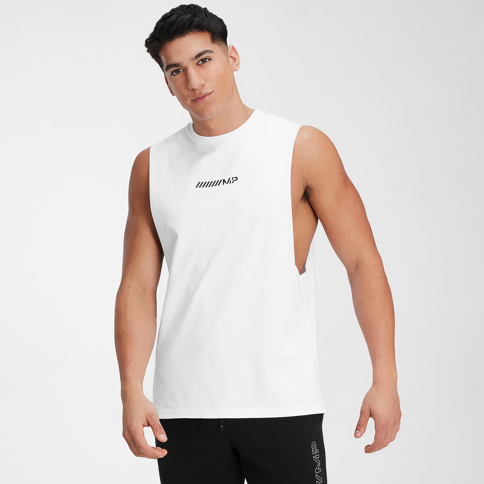 MP Men's Contrast Graphic Tank - White - XXS Изображение 1