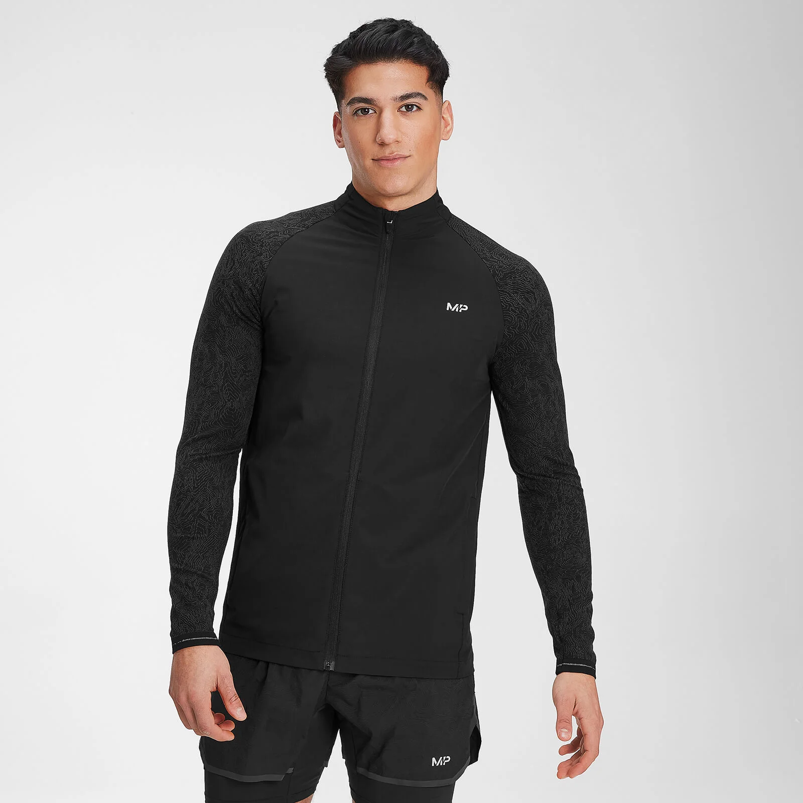 MP Men's Velocity Track Top- Black - XXS Изображение 1