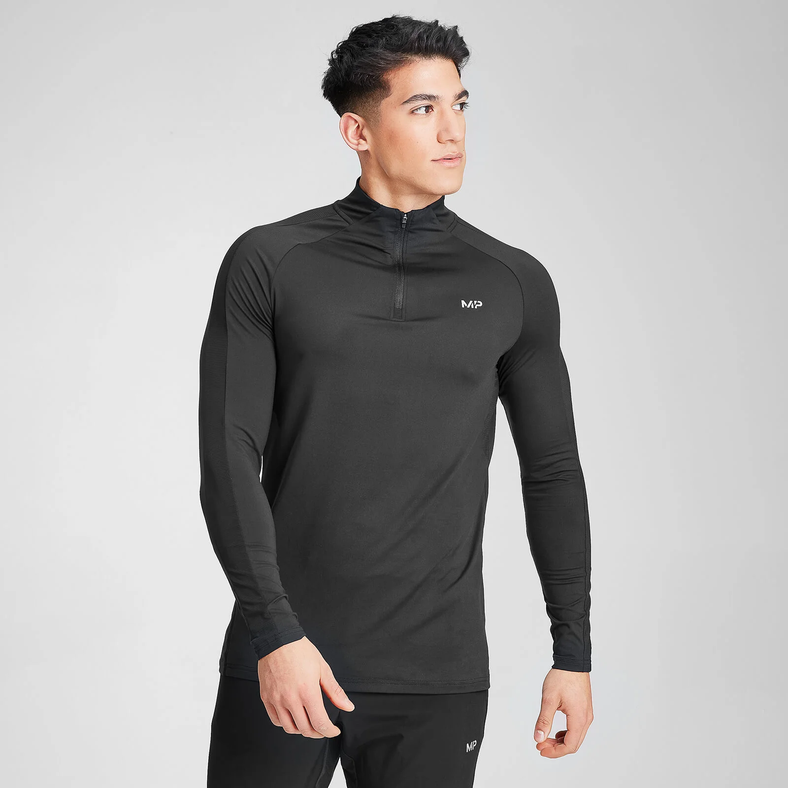 MP Men's Velocity 1/4 Zip- Black - XXS Изображение 1