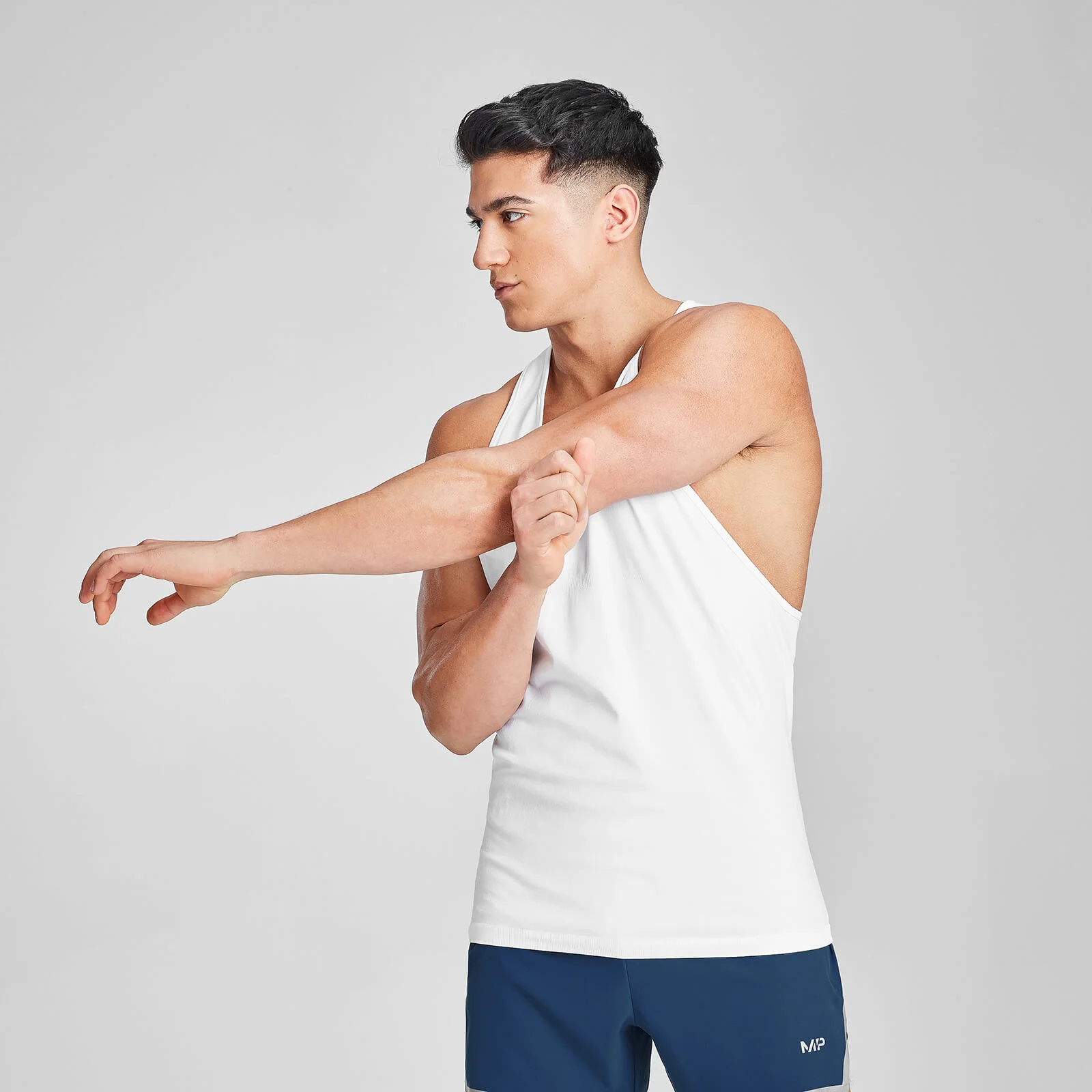 MP Men's Velocity Tank- White - XS Изображение 1