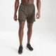 Мъжки спортни шорти Essentials 2-в-1 на MP - маслинено зелено
