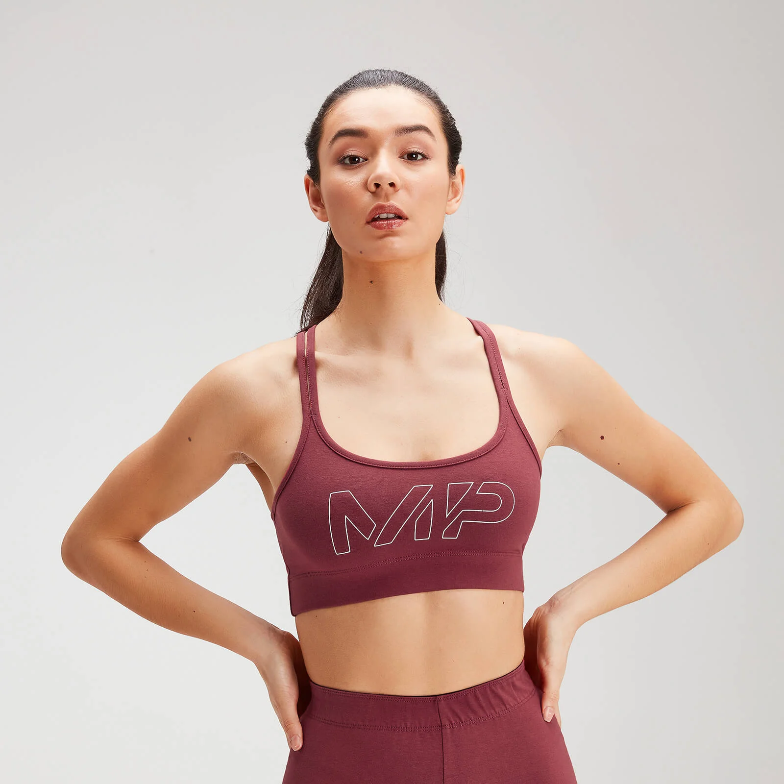 MP Women's Originals Sports Bra - Claret - XXS Изображение 1
