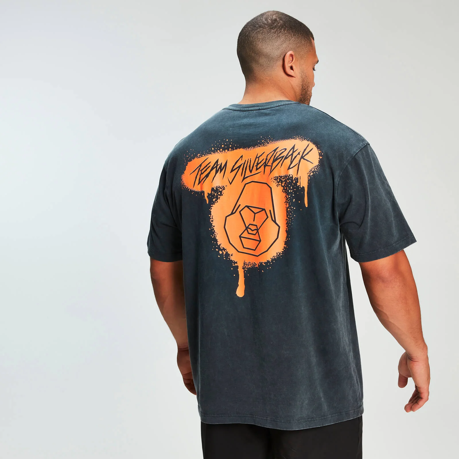 MP x Zack George Acid Wash Oversized Tee - Neon Orange - XS Изображение 1