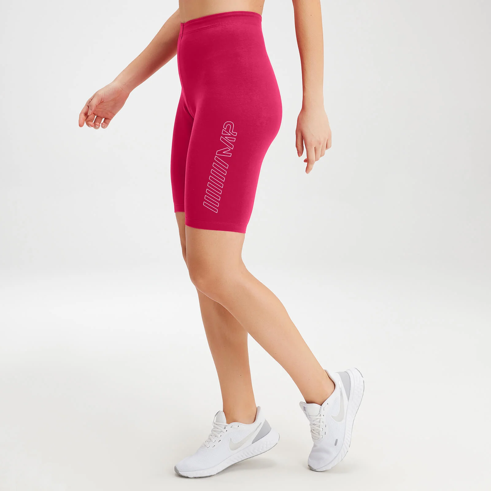 MP Women's Outline Graphic Cycling Shorts - Virtual Pink - XXS Изображение 1