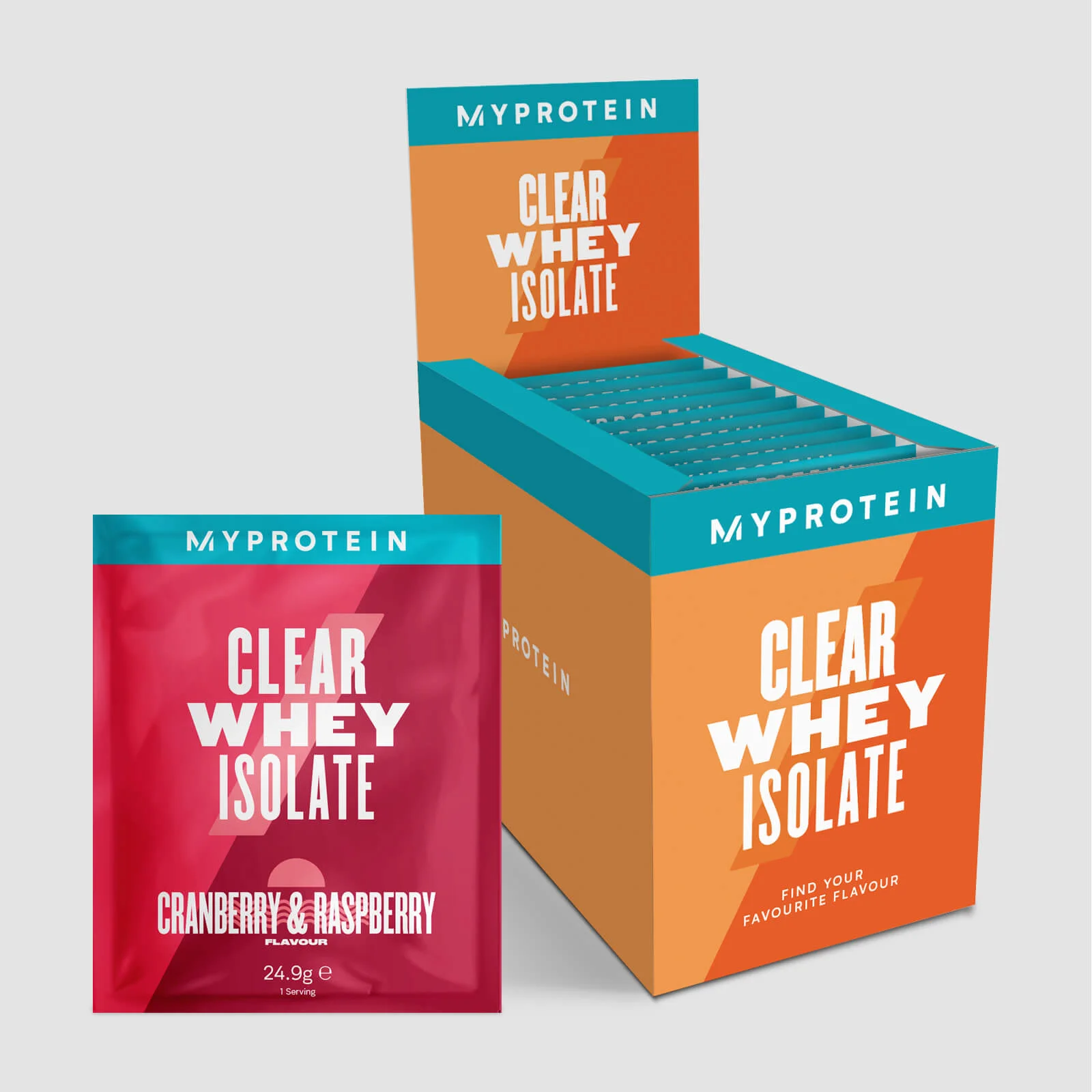 Myprotein Clear Whey Isolate, Multi Pack, 20 x 25g (Retail) (Finished Product) Изображение 1