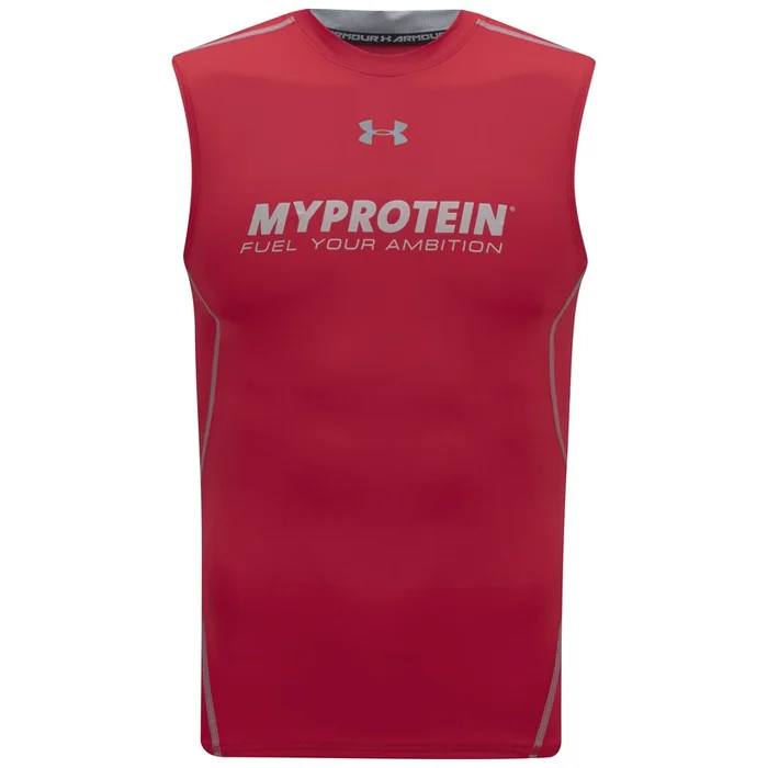 Under Armour мъжки потник HeatGear Sleeveless Compression - Червен