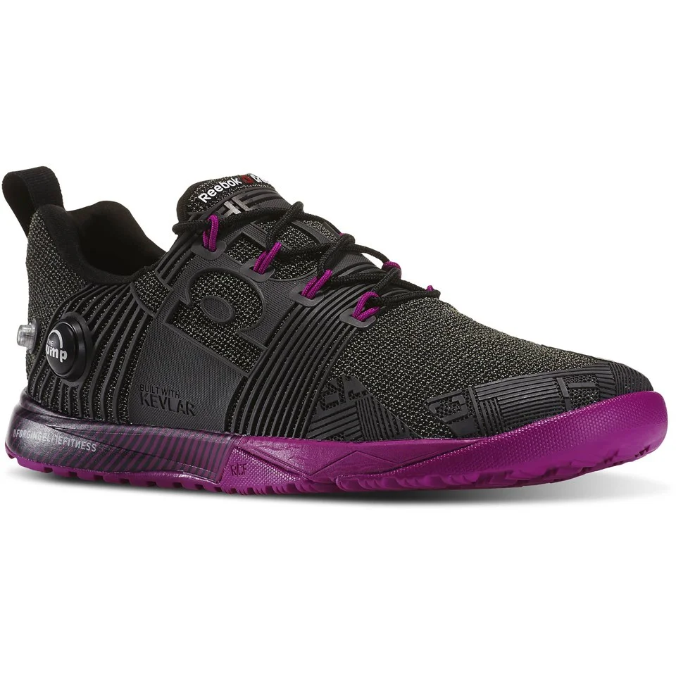 Reebok Women's CrossFit Nano Pump Fusion Trainers - Black/Purple Изображение 1