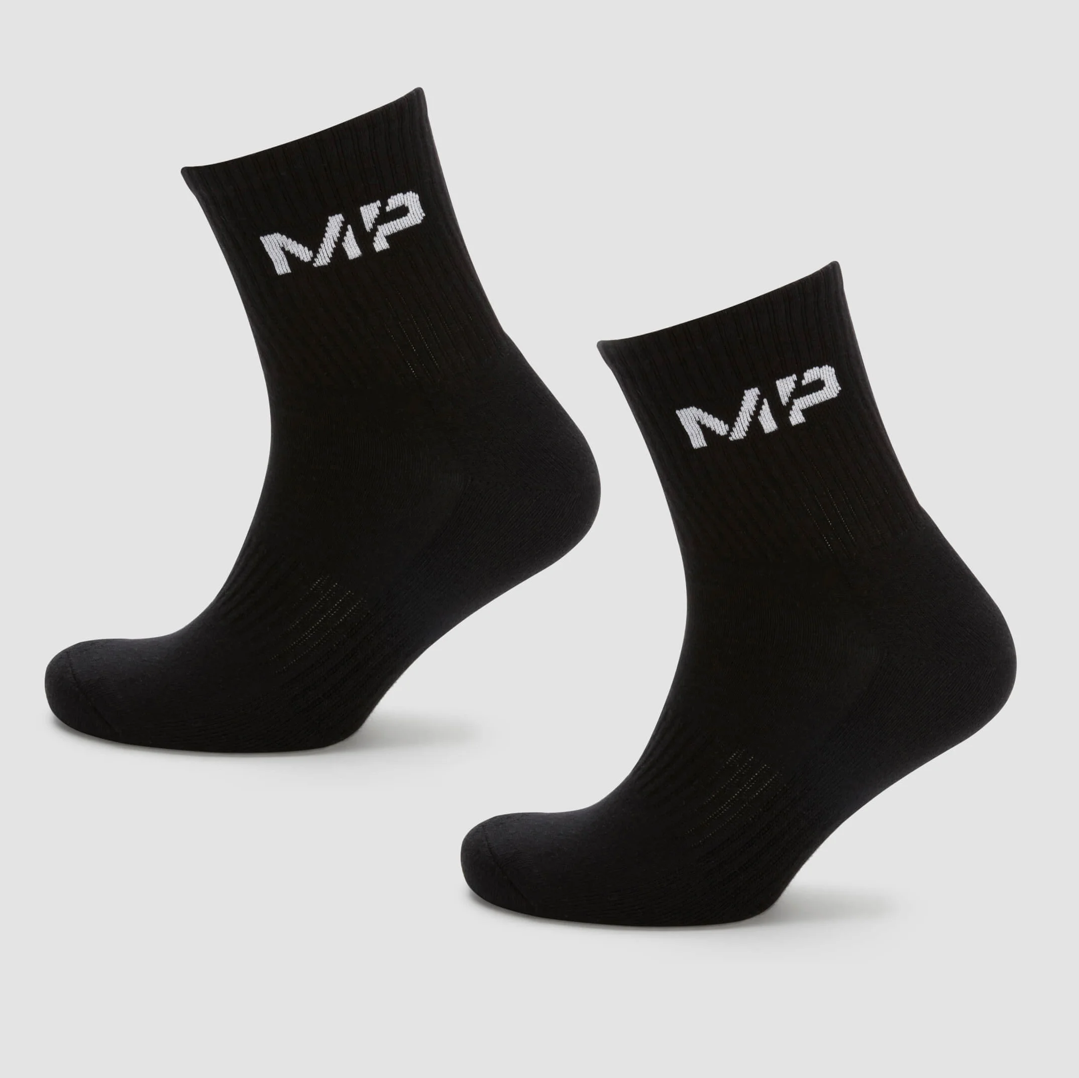 Мъжки спортни чорапи Essentials на MP - черни (2 в пакет) - UK 6-8 Изображение 1