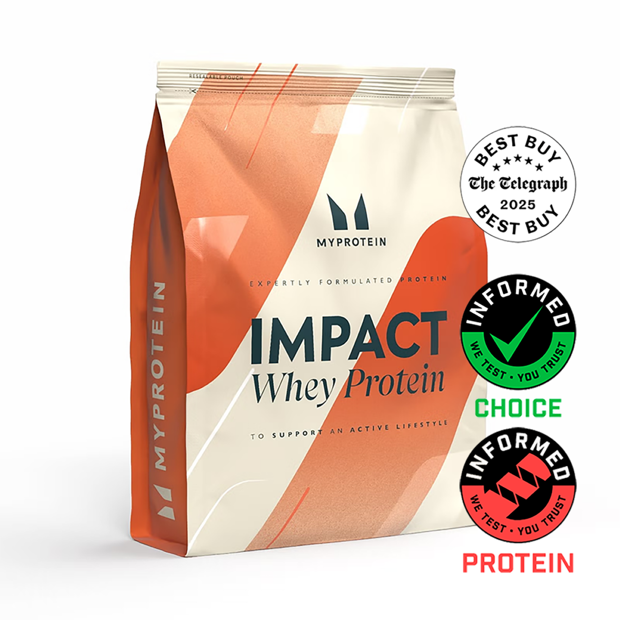 Impact Whey Protein - 500g - Черен шоколад Изображение 1