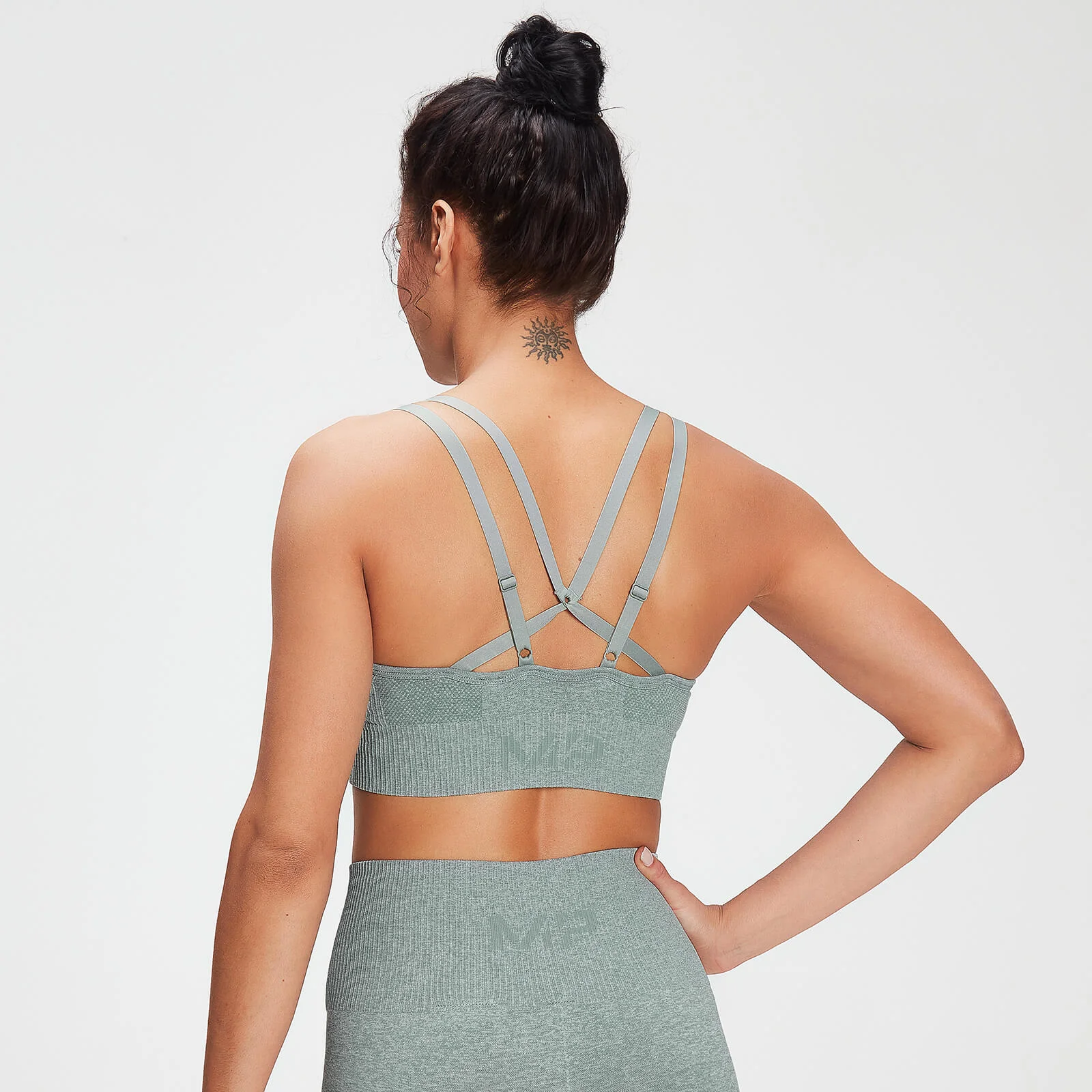 MP Women's Training Seamless Bra - Washed Green - XXS Изображение 1
