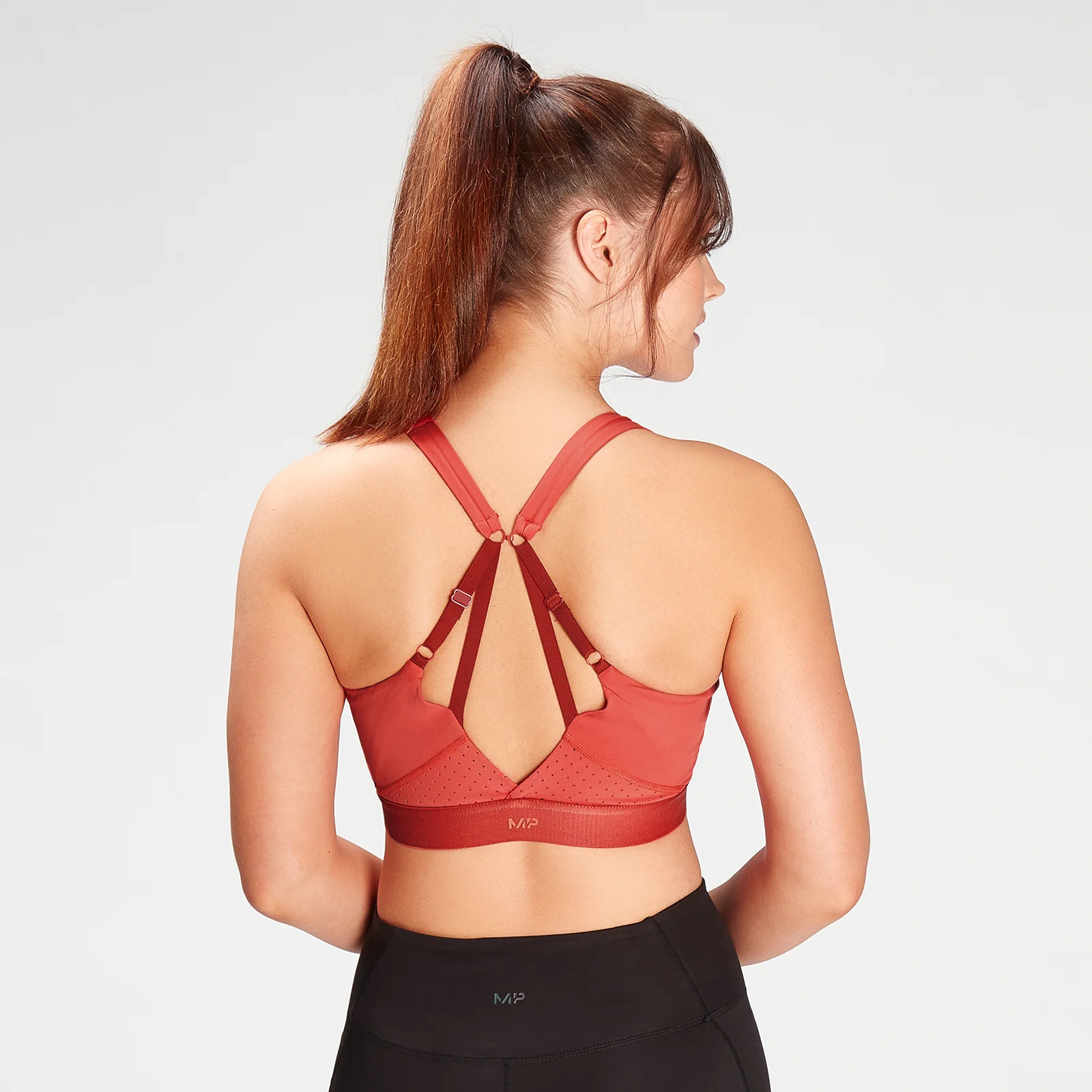 MP Women's Power Ultra Sports Bra- Warm Red - XS Изображение 1