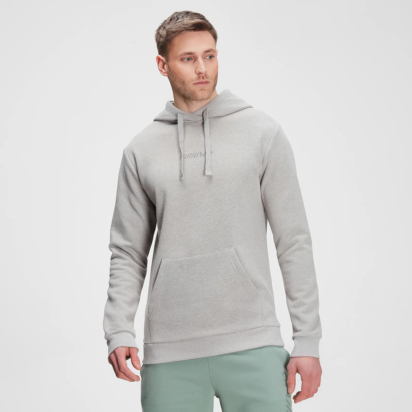 MP Men's Tonal Graphic Hoodie – Storm Grey Marl - XXS Изображение 1